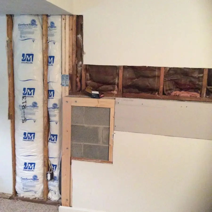 Wall insulation replacement during Structural Drying in Saratoga Springs